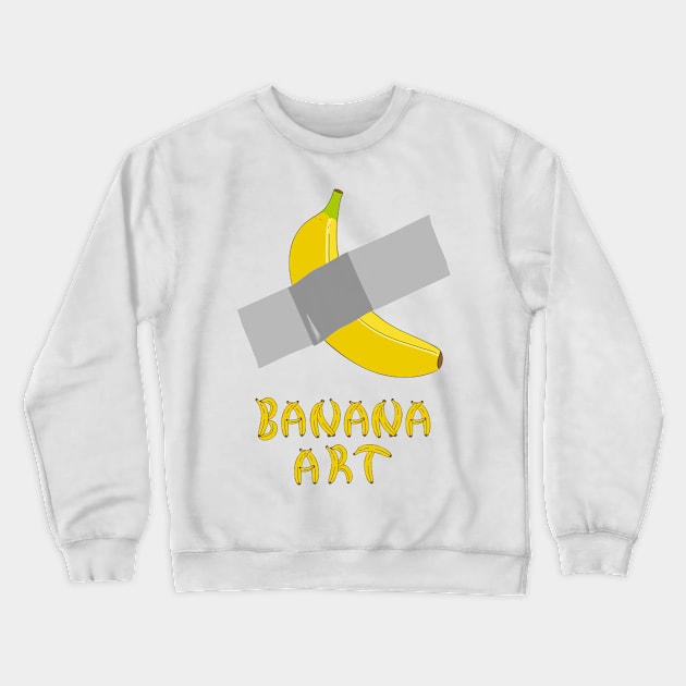 Banana Art Crewneck Sweatshirt by Frispa